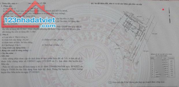 Kẹt tiền Cần bán nhanh Căn nhà Ở Nguyễn Thị Ngâu Hóc Môn 103m2 Sổ Hồng Riêng 720triệu - 5