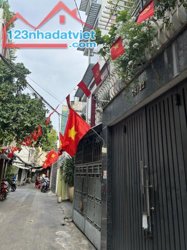 NHÀ BÁN MẶT TIỀN XE HƠI CHẠY NGANG- TRƯỚC NHÀ 4M- GẦN CÔNG VIÊN KHÁNH HỘI - QUA QUẬN 1 VÀ - 1