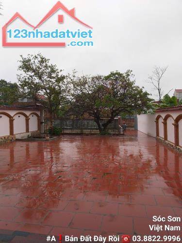 Bán gấp Nhà đất Sóc Sơn, hơn 8 triệu/m2 ~ 500m2 sân vườn ao cá, gần QL3, Sổ đỏ chính chủ.