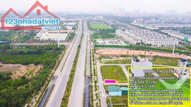 Lô góc siêu đẳng cấp mặt đường Vành Đai 3.5, giá đầu tư