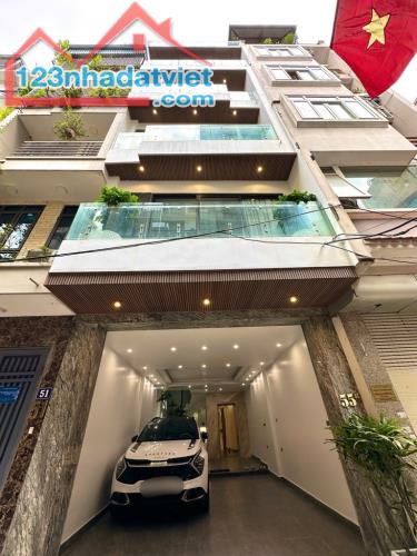 Hoàng Mai- 52mx6 tầng-52mx6 tầng-thang máy-3 mặt thoáng-4PN-full nội thất-ô tô tránh.ở nga