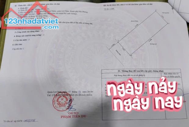 Đất mặt đường Khúc Thừa Dụ , Lê Chân - 88m, Giá 5.87 tỉ, vị trí đẹp - 3