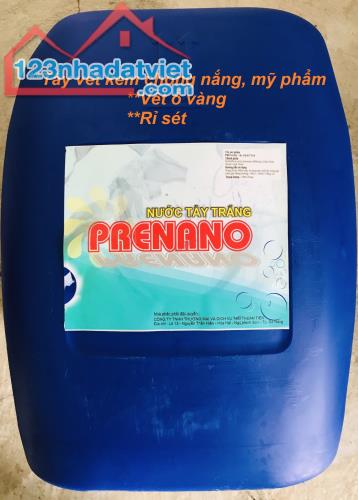 Nước tẩy trắng  PRENANO chuyên xử lý vết kem chống nắng, rỉ sét...