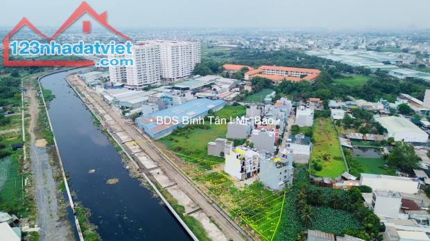 50.	Bán Đất Đầu Tư Mặt Tiền Đường 20m Kênh Tham Lương 80m2 Giá Tốt 4,65 Tỷ SHR