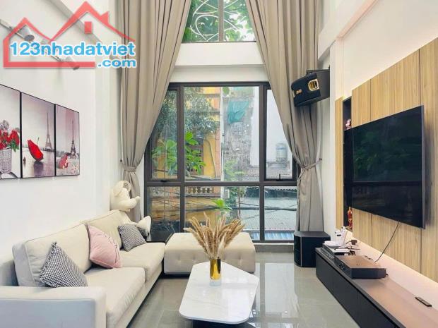 PL Hồ Đền Lừ Thang Máy - Gara Ô Tô - Nội Thất Hiện Đại DT 45m2 6 tầng Giá 19.5 tỷ - 2