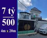 BÁN NHÀ HẺM XE HƠI QUẬN 7 - 2 TẦNG - 60 LÂM VĂN BỀN, TÂN KIỂNG