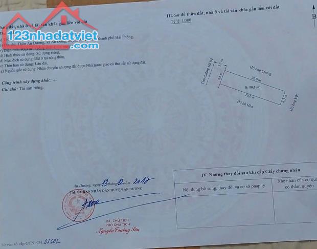 Đất An Trang , An Đồng , An Dương - bên không mộ