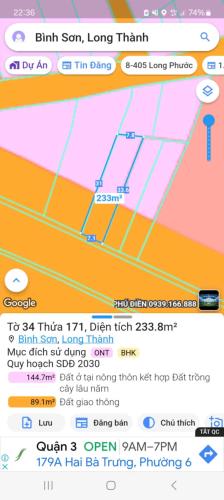 BÁN NHÀ ĐƯƠNG 769 XÃ BÌNH SƠN SÂN BAY LONG THÀNH - 1