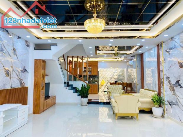 Bán nhà Huỳnh Tấn Phát Nhà Bè 4 tầng mới keng 80m2 nhỉnh 9.x tỷ - 1