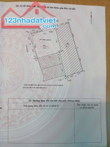 Lô góc Kim Ngưu, 2 mặt ngõ thông, Xây CCMM, dt 73m2, 3 tầng cũ, mt 8.4m, Giá 13.3 tỷ. - 1
