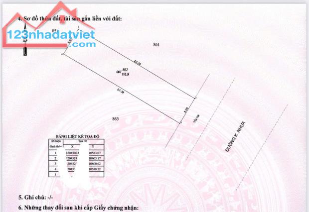 Bán Nhà Mặt Tiền Đường K TTHC Dĩ An, Nhà 1 Trệt 1 Lầu Hoàn Công Đầy Đủ  Cơ hội sở hữu nhà - 3