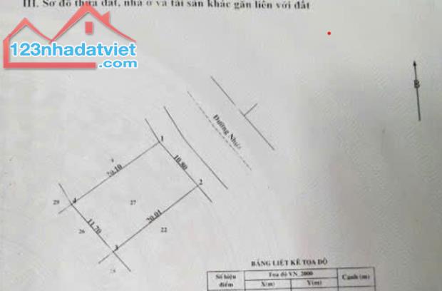THỊ TRẤN CỦ CHI – 225M² FULL THỔ – MT 10M Đ.NHỰA HUỲNH VĂN CỌ – 650 TRIỆU