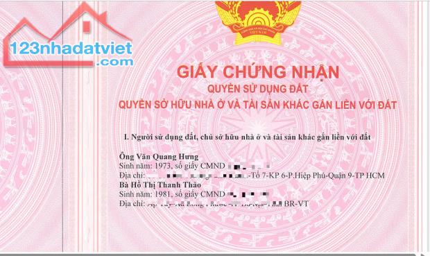 BÁN NHÀ CHÍNH CHỦ – VỊ TRÍ TRUNG TÂM TP. BÀ RỊA, TIỀM NĂNG SINH LỜI CAO - 1