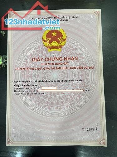 CC bán đất làng Đan Nhiễm, Khánh Hà, Thường Tín, 3 mặt thoáng, diện tích 43,3 m2. - 5