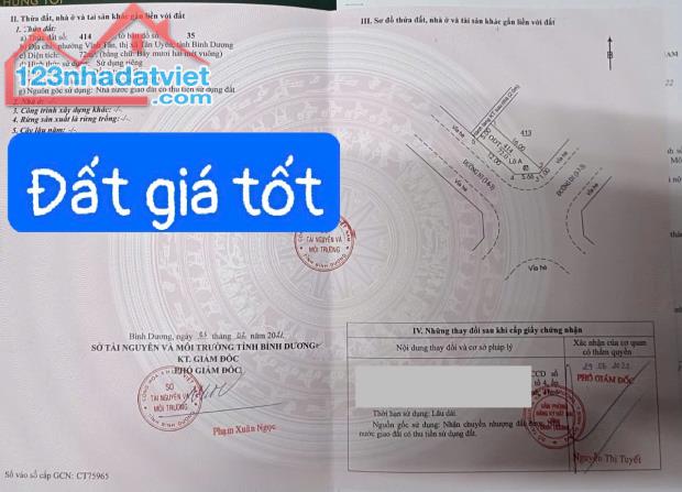 Chính chủ cần bán đất ngay KCN Vsip  đường Dt742 giá rẻ - 2