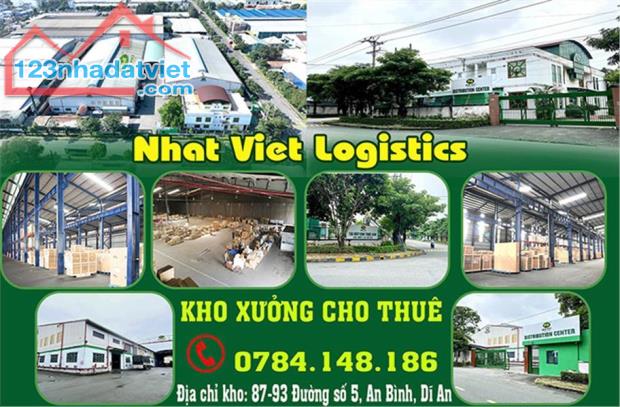 CHO THUÊ KHO TỪ 50m², 100m², 1000m² TẠI KHU CÔNG NGHIỆP SÓNG THẦN 2, BÌNH DƯƠNG-