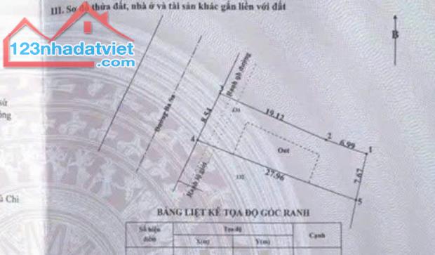 ĐẤT ĐẸP GIÁ MỀM – 214M² (120M² THỔ CƯ) – MT 8M ĐƯỜNG BA SA – PHƯỚC HIỆP – CHỈ 510 TRIỆU