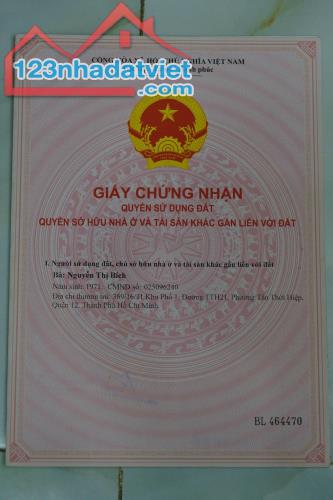 CHÍNH CHỦ BÁN 173M2 ĐẤT MẶT TIỀN SẴN SỔ TẠI HÒA PHÚ-CỦ CHI - 2