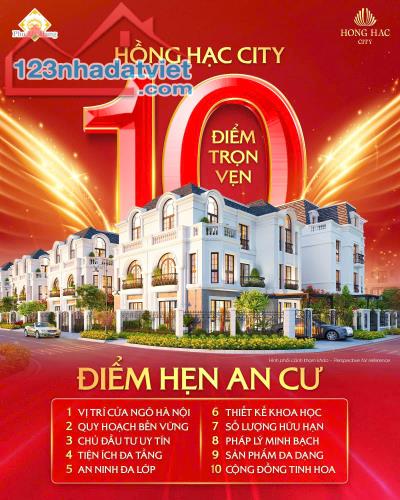 CHÍNH THỨC NHẬN BOOKING DỰ ÁN HỒNG HẠC PHÚ MỸ HƯNG BẮC NINH