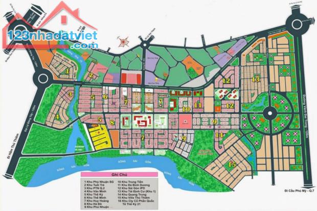 (Giảm 6 tỷ) Góc 2MT Công Viên, Huy Hoàng 16x20,5 Gần Sông, 5 Lầu Chỉ 250tr/m2