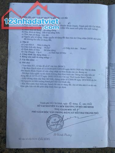 Bán nhà mặt tiền đường Vĩnh Lộc, Vĩnh Lộc A, Bình Chánh - 1