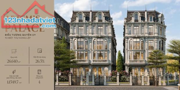 Chính thức mở bán biệt thự song lập 150m² dự án Noble Palace Long Biên LH: 0922969777 - 3