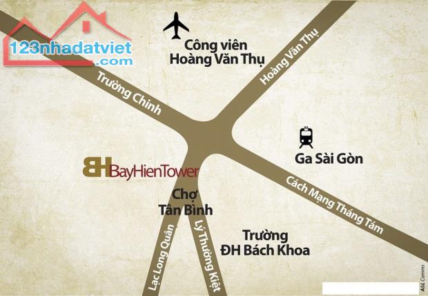 Hot! Cho thuê C/cư giá rẻ ở liền 2-3PN giá từ 9-12 triệu gần chợ TB-Ngã tư 7Hiền-ĐHBK - 1