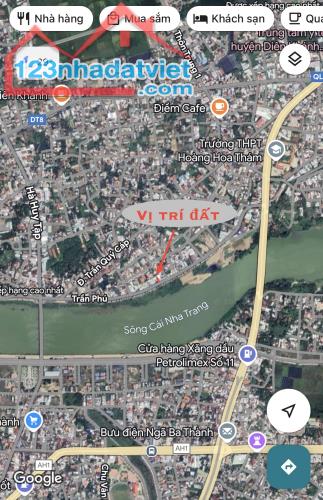 Bán đất mặt tiền kinh doanh đường Trần Phú - view Sông Cái thoáng mát