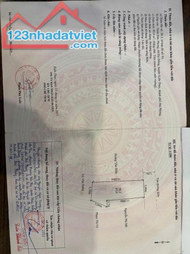 ✅ SIÊU RẺ LÔ 85M NGANG 5M ĐƯỜNG 7M XÃ ĐẠI ĐỒNG , KIẾN THỤY. GIÁ CHỈ 1.6X TỶ