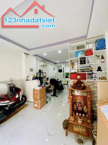 4❌11m, BÁN NHÀ 4 TẦNG, HẺM Ô TÔ 4M thông, LÊ VĂN THỌ, P8 GÒ VẤP, NHỈNH 5 TỶ - 1