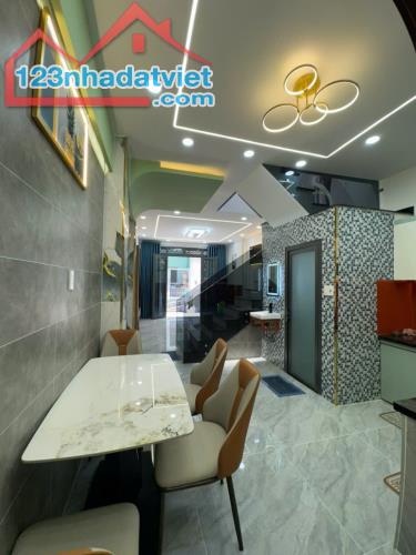 NHÀ MỚI HẺM Ô TÔ, NGUYỄN SÁNG, TÂN PHÚ, 56M2 (4X14M), CẠNH TRƯỜNG DH CÔNG THƯƠNG, 5,9 TỶ - 2