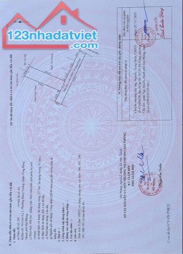 🔥 Bán lô đất 57m ngõ 64 Cam Lộ, Hùng Vương, Hồng Bàng giá đầu tư chỉ 1,55 tỷ. - 3