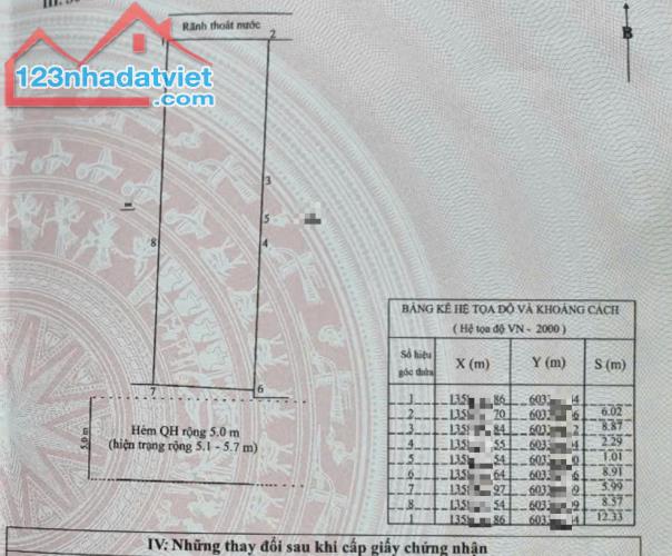 Bán 126m2 mặt tiền rộng 6m, Vĩnh hải, nha trang cách biển 180m, gần bãi tắm Hòn Chồng - 2