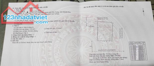 Bán lô đất tặng nhà c4 góc 3 mặt tiền đường Điện Biên Phủ, Dương Hiến Quyền ,cách biển100m - 2