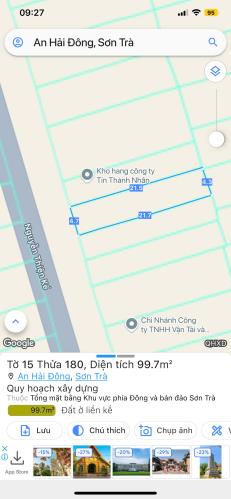 Bán lô đất MT đường Nguyễn Thiện Kế-gần biển lô sạch đẹp ,DT 99,7m2 giá 7ty3 LH 0942992361 - 4
