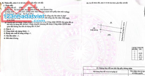 Bán đất Suối Tiên giá rẻ mặt đường nhựa sát bên Hương Lộ 39 - 5