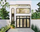 nhà gác lửng sổ hồng riêng full thổ cư có hỗ trợ vay bank điện nước đầy đủ