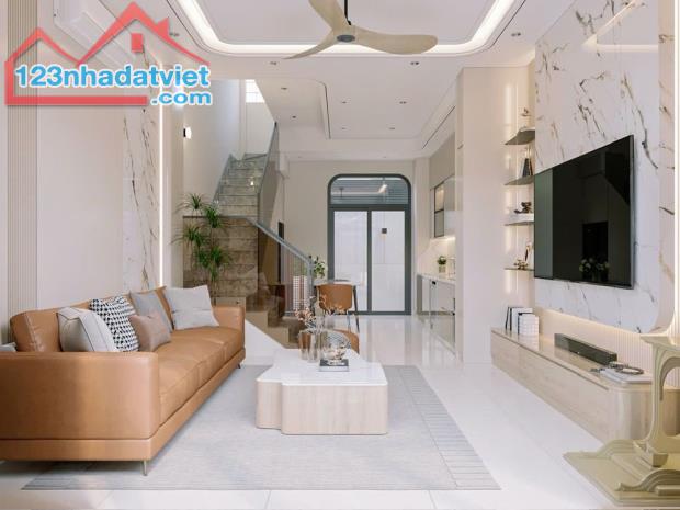 Nhà Trường Lưu, Long Trường, Hẻm tải thông, 51m2, 4 tầng - 3