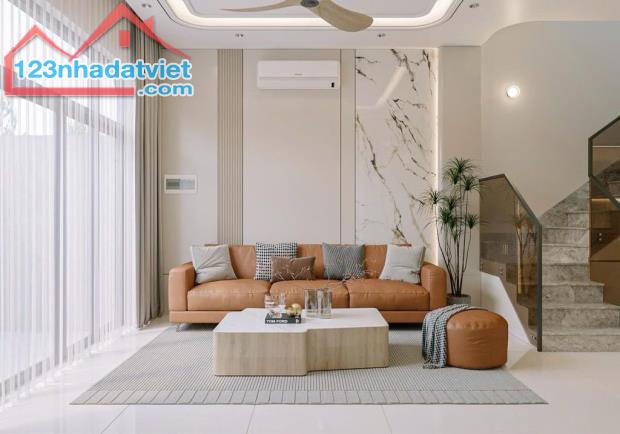 Nhà Trường Lưu, Long Trường, Hẻm tải thông, 51m2, 4 tầng - 5