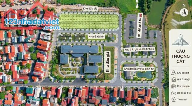 ĐẤT ĐẤU GIÁ MẠCH LŨNG ĐẠI MẠCH – NGAY CHÂN CẦU THƯỢNG CÁT – GẦN KCN THĂNG LONG - 1