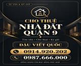 Cho thuê nhà cấp 4 dt 128m2 mặt tiền Đường Nguyễn Duy Trinh, P.Phú Hữu, Quận 9