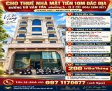 CHO THUÊ NHÀ MẶT TIỀN 10M ĐẮC ĐỊA – ĐƯỜNG VÕ VĂN TẦN, phường 5 - Q.3 CŨ KHU SẦM UẤT Chính