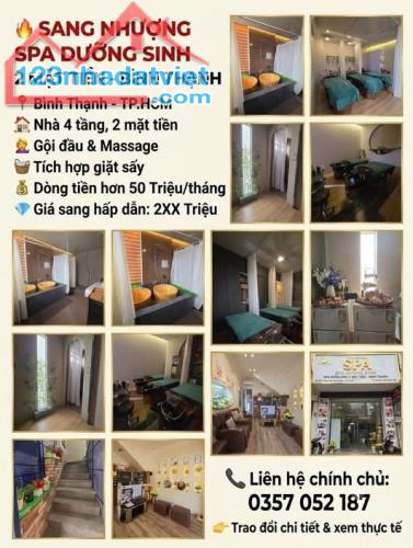 SANG NHƯỢNG SPA DƯỠNG SINH – 2 MẶT TIỀN BÌNH THẠNH Địa chỉ: Tân Cảng, Phường 25 (Phường