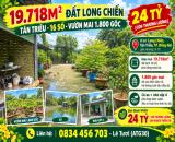 ĐẤT 19.718M² ĐẤT LONG CHIẾN - TÂN TRIỀU - 16 SỔ - VƯỜN MAI 1.800 GỐC - 24 TỶ
