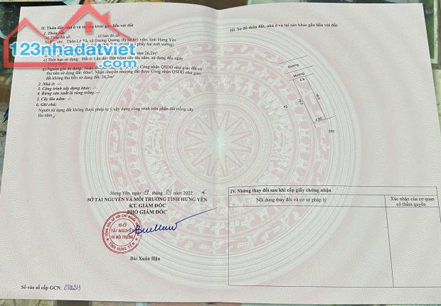 Bán đất Mỹ Hào Hưng Yên thông ô tô trục chính 86m hơn tỷ lh 0961503168 - 3