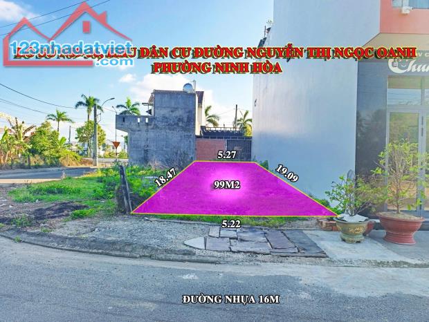 Bán đất trung tâm phường Ninh Hoà sát bên siêu thị Vincom