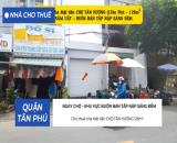 Cho thuê Nhà Mặt Tiền CHỢ TÂN HƯƠNG Q.Tân Phú 126m², 20Triệu