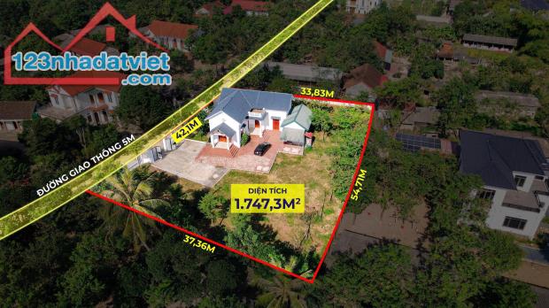 HÀNG HIẾM ĐẠI ĐÌNH TAM ĐẢO – 1.747M² CÓ SẴN BIỆT THỰ KIÊN CỐ - 1