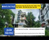 Cho thuê Nhà 2 Mặt Tiền NB Lê Trọng Tấn Q.Tân Phú 75m², 3TẦNG, 19Triệu, GẦN ĐH CÔNG THƯƠNG