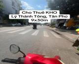 Cho thuê kho xưởng mặt tiền Lý Thánh Tông, Tân Phú, 9x30m, 25 triệu